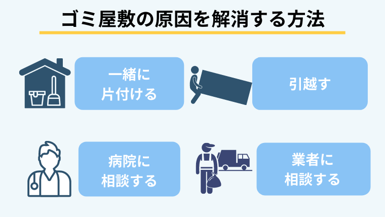 ゴミ屋敷の原因を解消する方法