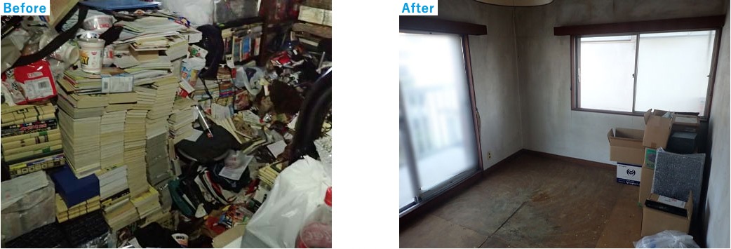 孤独死清掃の事例