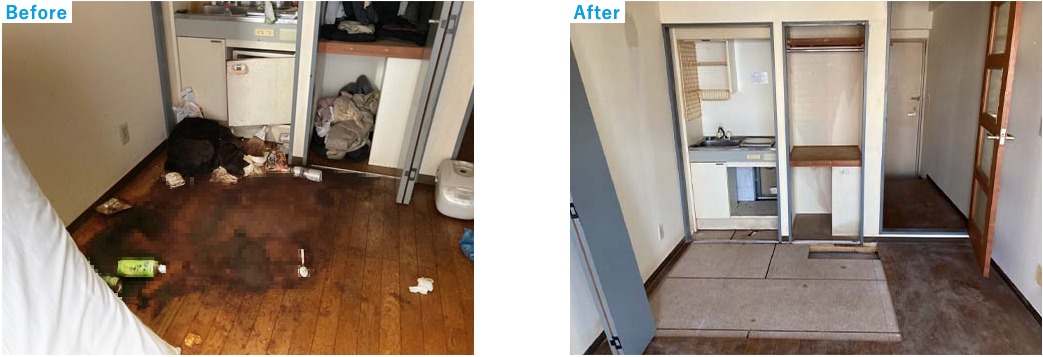 孤独死清掃の事例