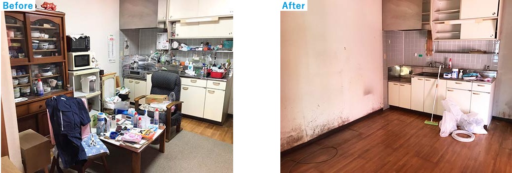 親の家を片付けた事例