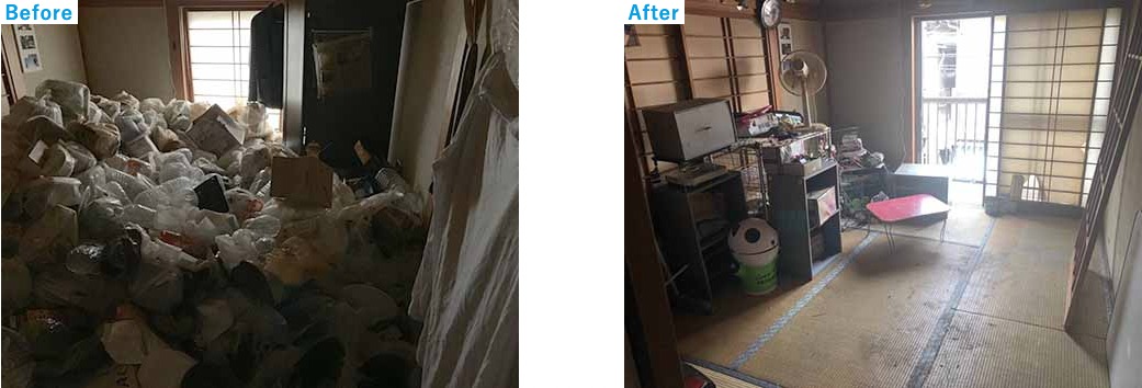 ゴミ屋敷を掃除して引越しした事例