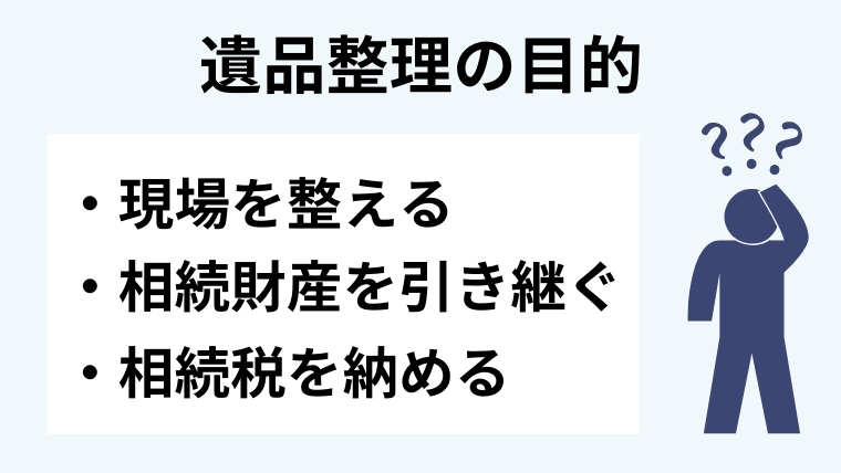 １．遺品整理の目的とは？