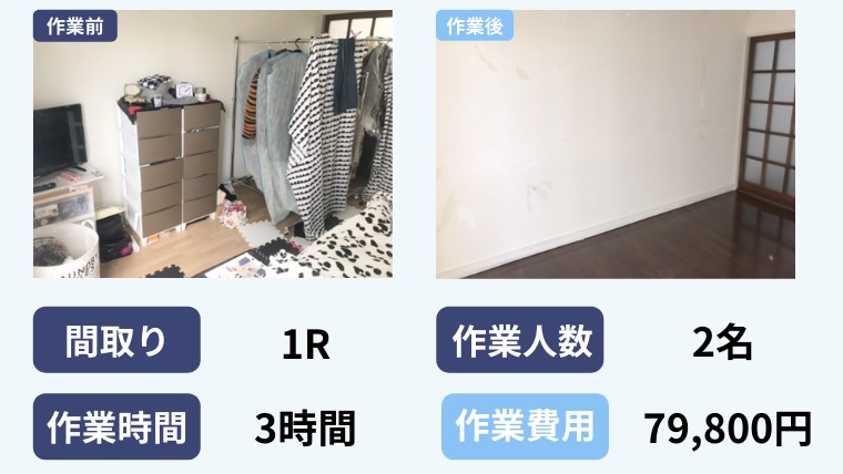 遺品整理の作業実例①