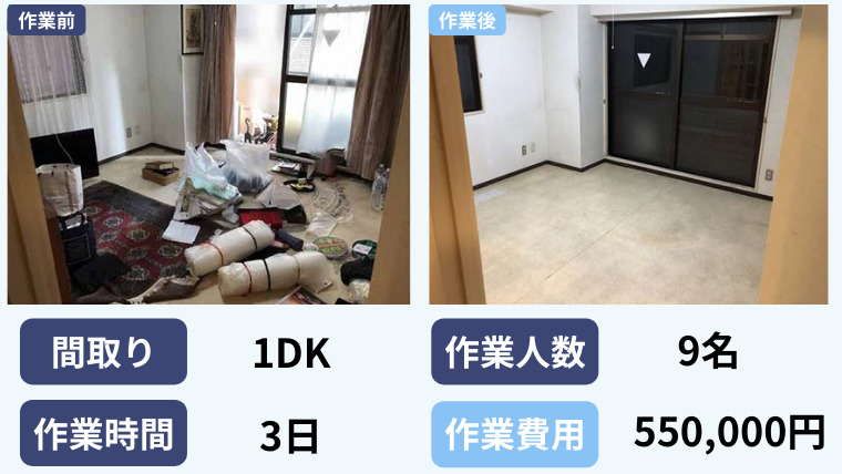 遺品整理の作業実例②