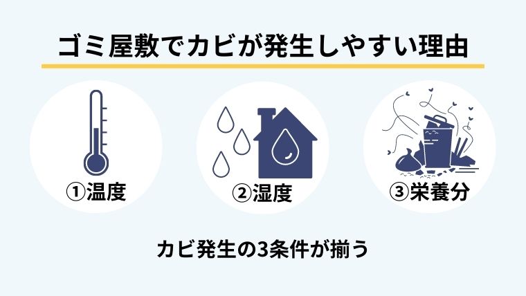 １．なぜ？ゴミ屋敷でカビが発生しやすい理由