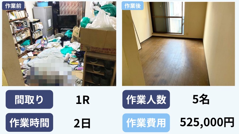 事例2.建物の前まで腐敗臭がしていた現場