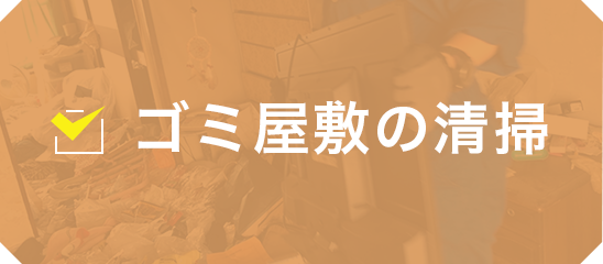 ゴミ屋敷の清掃