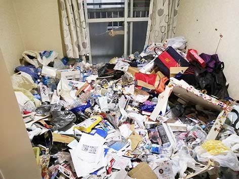 特殊清掃ゴミ屋敷_東京都中野区作業前