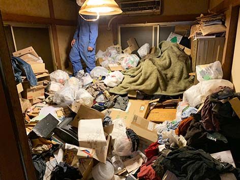 特殊清掃ゴミ屋敷_東京都三鷹市作業前