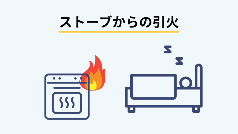 ストーブからの出火