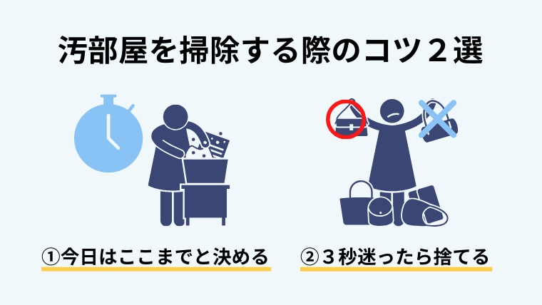 汚部屋は今すぐ掃除!汚部屋を掃除するための4つのステップ2