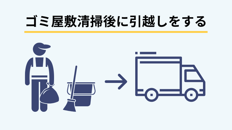 ゴミ屋敷から引越すまでの流れ