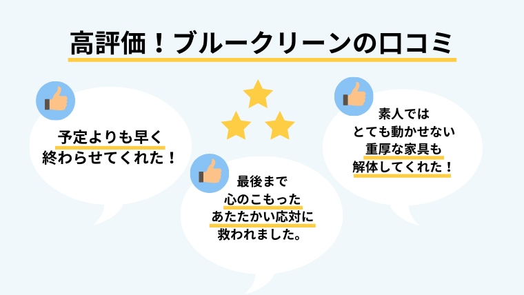 評判を確かめよう！ブルークリーンの口コミまとめ
