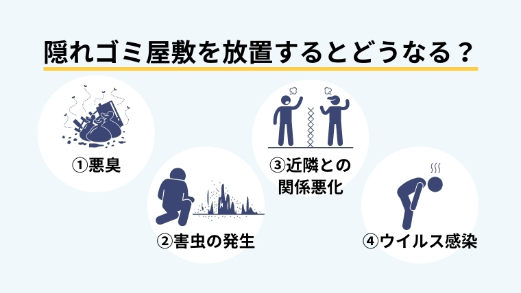 隠れゴミ屋敷を放置してたら危険な理由４選