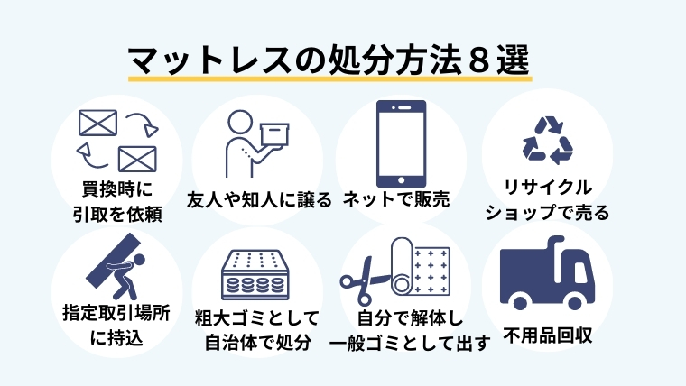 マットレスの処分方法８選
