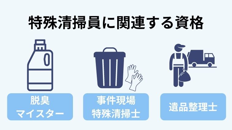 特殊清掃員に関連する資格はこれ！
